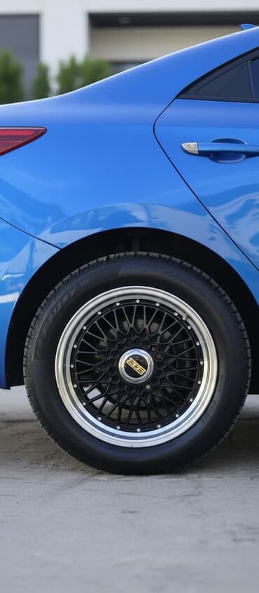 elantra disk teker: BBS tərzli mesh (torvari) dizaynlı disklər və təkər komplekti - Rəng — 1