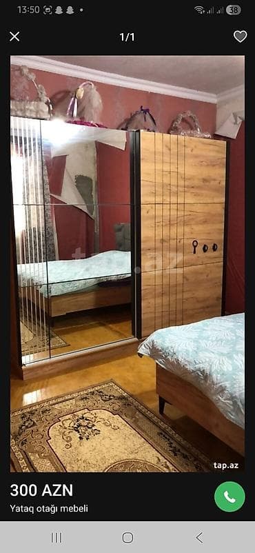 riyad mebel evi: İkinəfərlik çarpayı, Dolab, Yeni — 1