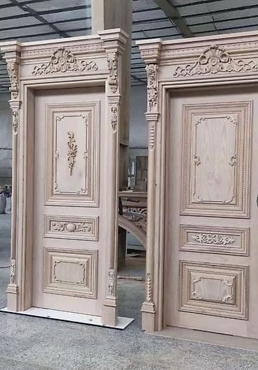 Tavan: Taxta oyma qapılar – klassik və barokko üslubunda dizaynlar - — 1