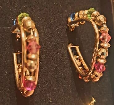 женские золотые серьги: Sırğa, Sarı qızıl, 585 Əyar, 723 g, Ünvandan götürmə — 2