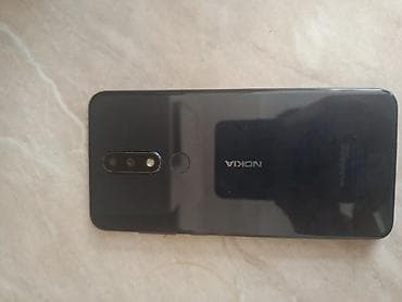 nokia 1 plus: Nokia 5.1 Plus (X5), 32 GB, rəng - Qara, Qırıq, Sensor, Barmaq izi — 1