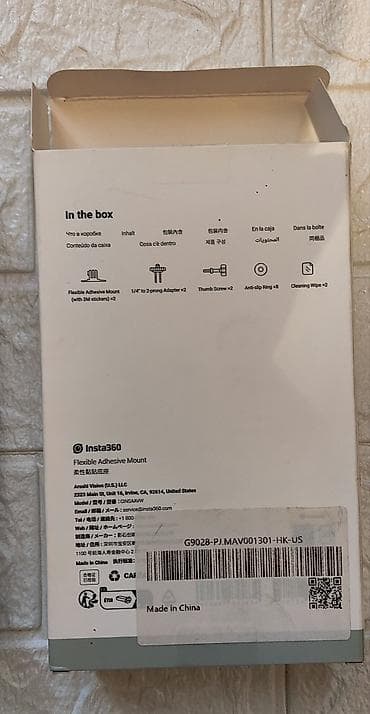 Insta360 Flexible Adhesive Mount. Düz və əyri səthlərdə istifadə üçün — 5