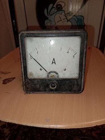 sandivic panel: Analoq ampermetr (panel tipli) - Ölçü diapazonu: 0–5 A - Göstərici — 2