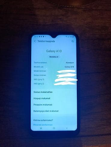 Samsung Galaxy A10, 32 GB, rəng - Mavi, İki sim kartlı lalafo.az -da Samsung Galaxy A10, 32 GB, rəng - Mavi, İki sim kartlı