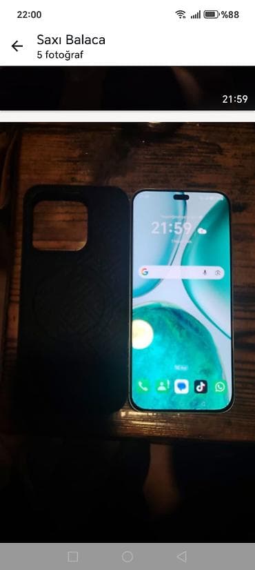 kontakt home note 7: Honor 8C, 256 GB, rəng - Gümüşü, Qırıq — 3