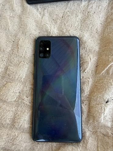 macbook pro m4 pro: Samsung Galaxy A51, 128 GB, rəng - Qara, Barmaq izi — 7