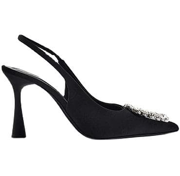 Makasin və loferlər: Tuflilər, Zara, Ölçü: 38, rəng - Qara, Yeni — 3