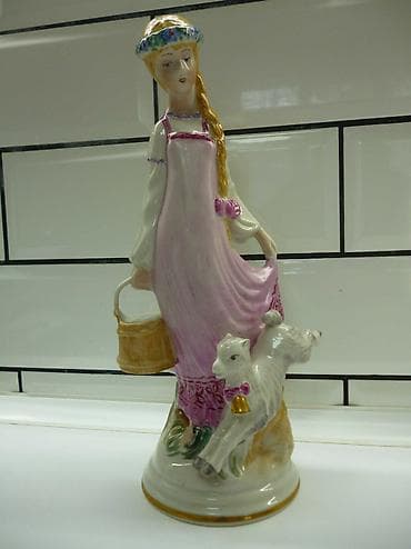 Fiqur, Keramika, rəng - Çəhrayı