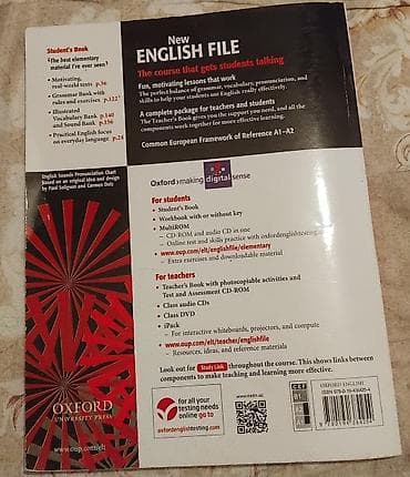 dvd diskləri: Məhsul: New English File – Elementary Student’s Book (Second Edition — 2