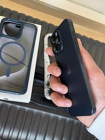 107 ekran televizor: IPhone 15 Pro Max, 256 GB, Black Titanium, Zəmanət, Simsiz şarj, Face ID — 6