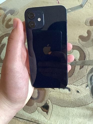 Mobil telefonlar: IPhone 12, Qara, Face ID — 2
