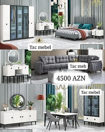 mebel yataq desti: Tac Mebel – Komplekt mebel dəstləri 1) Dəst 1 – 6500 AZN - Yataq — 2