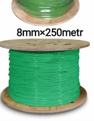 Məhsul: Yaşıl bağlama/istixana tel-kabeli (bobin) Ölçü və uzunluq: 8