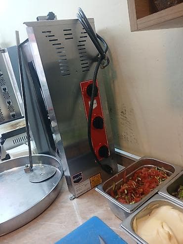 tost maşını: Remta elektrikli dönər ocağı və dönər kəsim dairəsi (stolüstü — 1