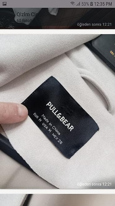 Kurtkalar: Palto, PULL&BEAR, M, rəng - Bej — 5