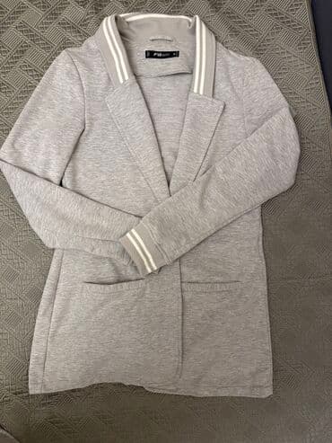 sumqayitda jaket: Qadın üçün idman-klassik üslubda boz jaket/kardiqan. Təzədi demək — 1