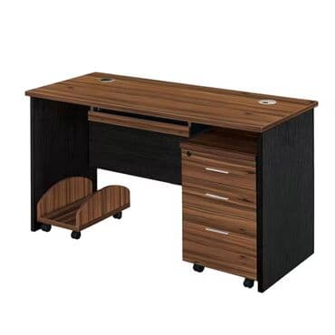 стол письменный: Прямой стол, Без полок, С выдвижными ящиками, МДФ, Без гарантии, Нет кредита — 1