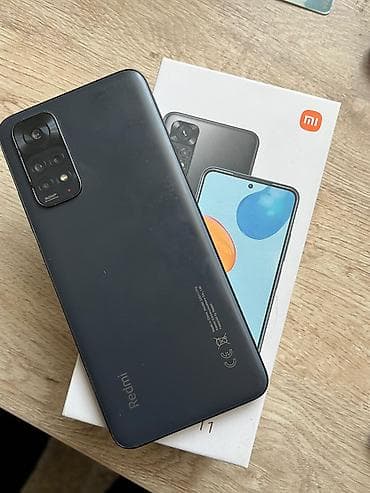 xiomi note 10: Redmi Note 11, 128 GB, rəng - Qara, Sənədlərlə — 2