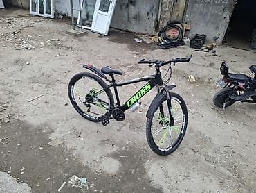 Uşaq velosipedləri: CROSS dağ velosipedi - Çərçivə: yüngül alaşımlı, qara rəngdə yaşıl — 3