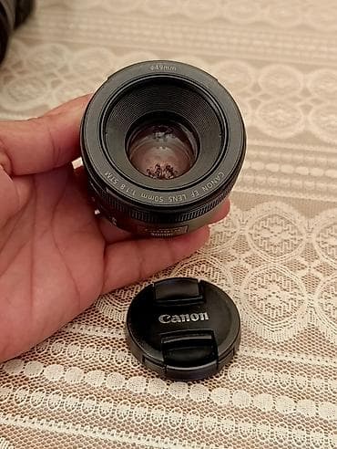 ucuz noutbuk: Canon EF 50mm f/1.8 STM obyektiv - Bayonet: Canon EF (tam kadr və — 3