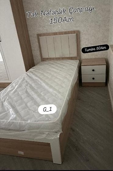 intex matras: Məhsul: Tək nəfərlik çarpayı və tumbə - Tək nəfərlik çarpayı – 150 — 1
