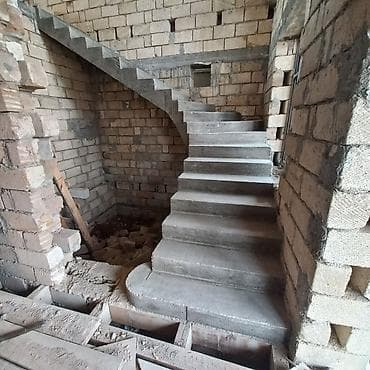 Tikinti və təmir: Beton pilləkənlərin layihələndirilməsi və inşası xidməti - Daxili və — 9