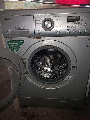 maşın ucun led: Paltaryuyan maşın LG, 6 kq, İşlənmiş, Avtomat, Qurutmasız, Ünvandan götürmə — 1