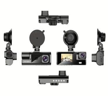 блендер 3 в 1: Avtomobil üçün 3 kanallı DVR/Dash Cam Xüsusiyyətlər: - 3 kamera: ön — 4