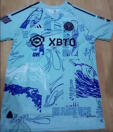 çoban paltarı: Futbolka, Adidas, M, rəng - Mavi — 1