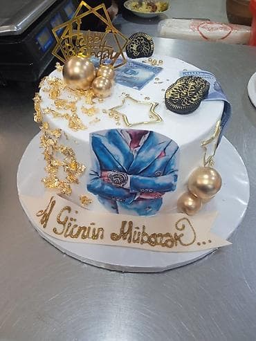 real madrid pastel: Tematik tortlar – fərdi dizayn və yazılarla - Şəkillərdə göstərilən — 5