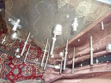 muncuq perdeler: Çılçıraq, 10 və daha çox lampa, Metal — 4