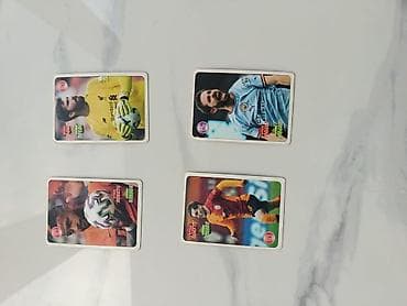 Futbol kolleksiya kartları dəsti - 4 ədəd orijinal kolleksiya kartı -