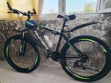 trinx x1 pro 2020: Panther markalı bu qara rəngli dağ velosipedi, yaşıl vurğularla — 1