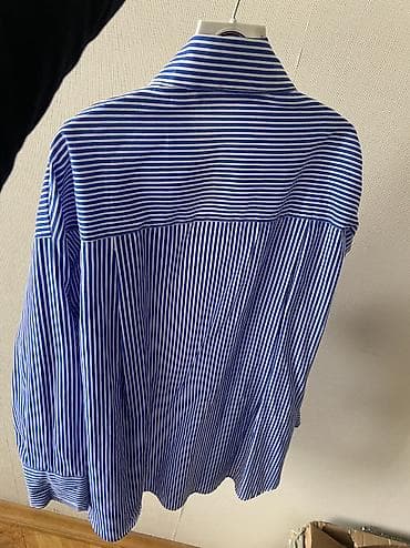 mibro lite 2: Heç geyinilməyib,yenidir. Zolaqlı köynək Oversize M razmer (L) — 2