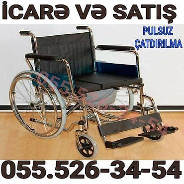 əl arabaları: İcarə və satış üçün əlil arabası - Mexaniki tip, iri arxa təkərlər və — 1