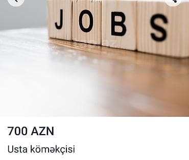 Vakansiya: Usta köməkçisi Şəhər: Bakı (Keşlə) Kateqoriya: İş elanları lalafo.az -da Vakansiya: Usta köməkçisi Şəhər: Bakı (Keşlə) Kateqoriya: İş elanları