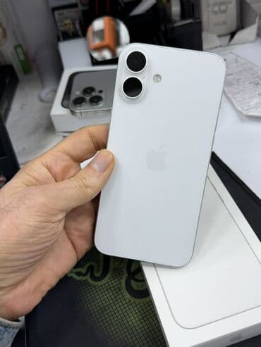 tap az lenkeran telefon: IPhone 16 Plus, 128 GB, Ağ, Face ID — 1