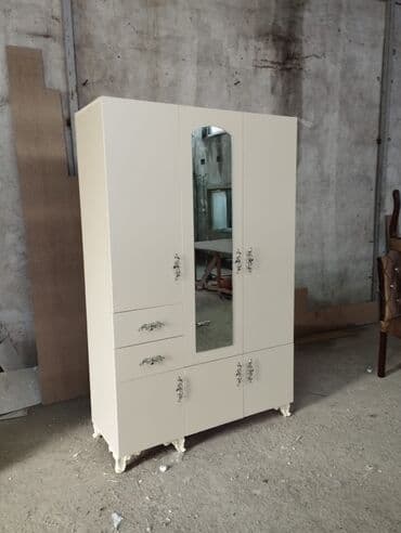 горка для посуды: Новый, Распашной, 3 двери Прямой шкаф, Шкаф-вешалка, Азербайджан — 25