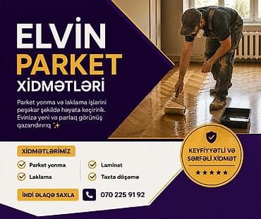 ✅ Parket və taxta döşəmələrin yonulması və laklanması 🔨 Köhnə