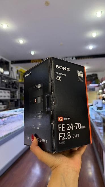 Sony FE 24-70mm F2.8 GM II (SEL2470GM2) – G Master seriyası zoom lalafo.az -da Sony FE 24-70mm F2.8 GM II (SEL2470GM2) – G Master seriyası zoom