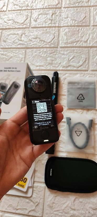 Videokameralar: Insta360 X4 Air - Standard Bundle with selfie stick. İdeal vəziyyətdə! — 2