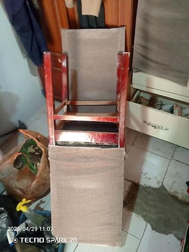 bag mebellerinin satisi: Mətbəx üçün, İşlənmiş, Qatlanan, 4 stul — 5