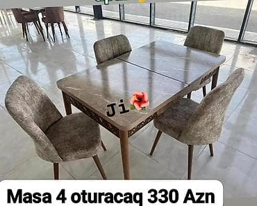 🇹🇷Turkiye istehsali. ✅Metbex masa desti Masa 4 oturacaq Masa