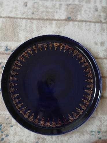 çay: Çay dəsti, rəng - Göy, Farfor, 6 nəfərlik — 5