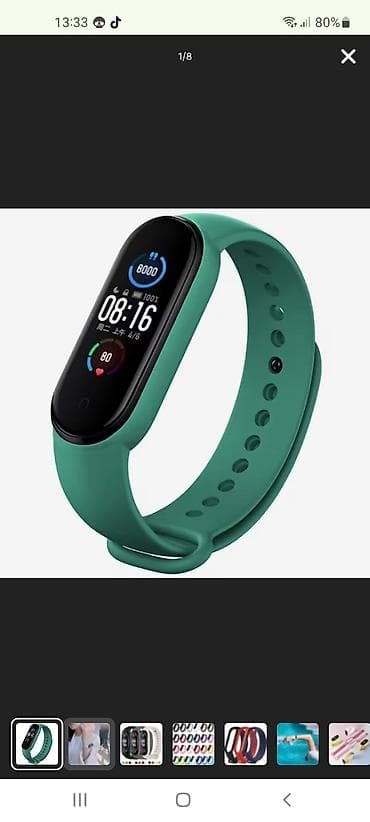 Ağıllı biləkbağı – rəngli OLED ekranlı fitnes treker Xüsusiyyətlər: -