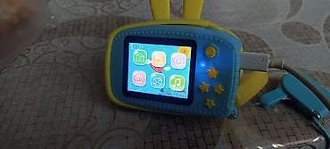 телефоны fly тв: Uşaq fotoaparatı – dovşan qulaqlı dizayn - Rəng: sarı-göy, yumşaq — 3