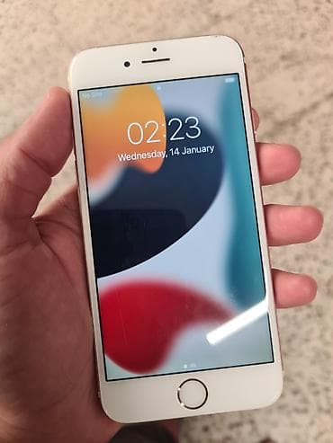 12 pro maxs: IPhone 6s, 64 GB, Rose Gold, Barmaq izi — 2