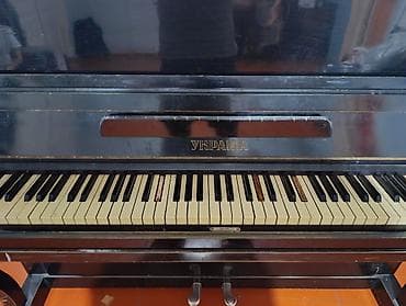 real gitara: Pianino "Ukraina" (Україна) – Qara rəngdə Səliqəli işlədilmiş — 2