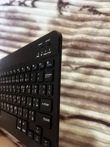 клавиатура чехол 10: Bluetooth klaviatura – yığcam və yüngül - Dil: İngiliscə əsas layout — 2