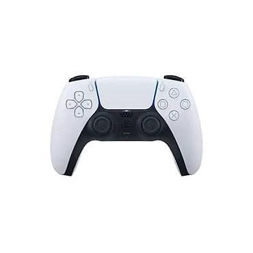 dji mikrofon: PlayStation 5 DualSense simsiz oyun pulti - Rəng: ağ-qara, LED mavi — 1